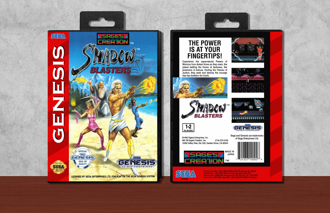 Shadow Blasters, Case Color: Black