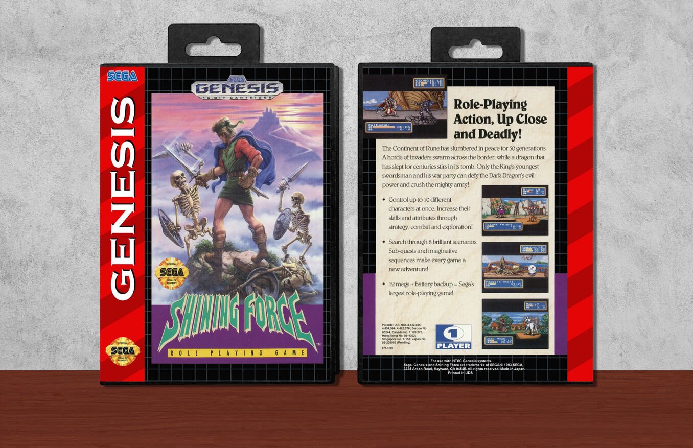 Shining Force, Case Color: Black