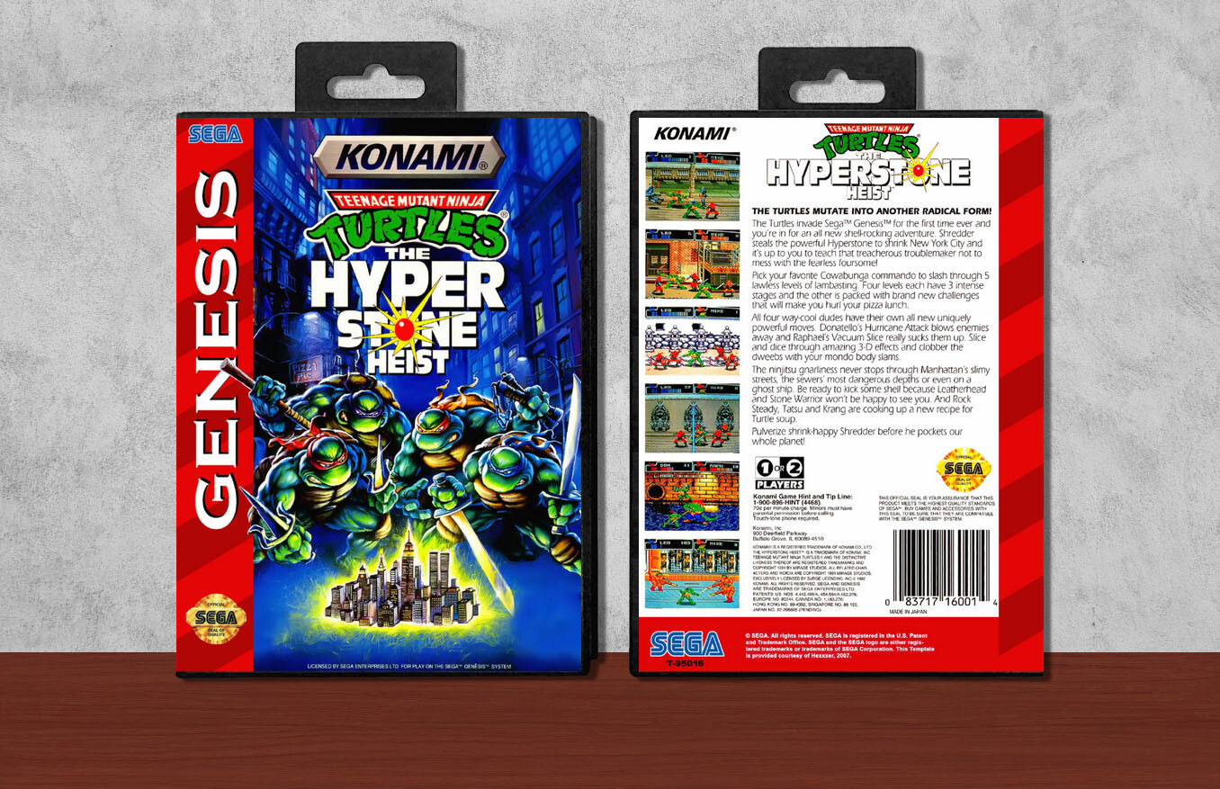 Teenage Mutant Ninja Turtles: The Hyperstone Heist, Case Color: Black
