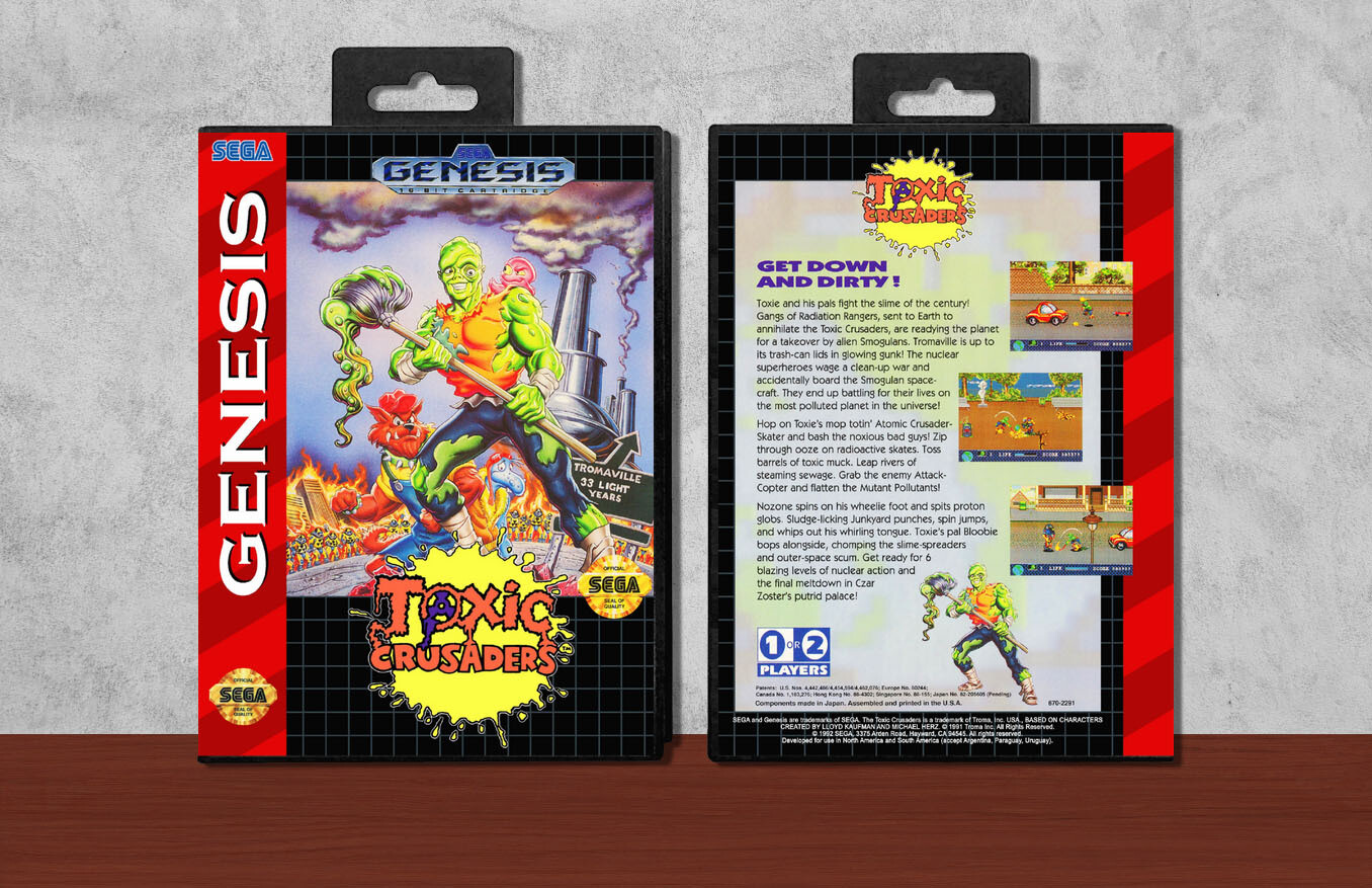 Toxic Crusaders, Case Color: Black