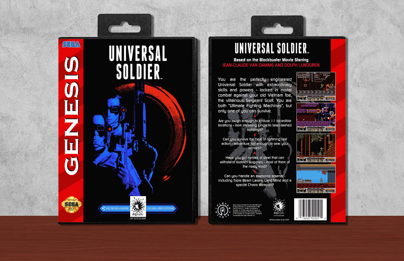 Universal Soldier, Case Color: Black
