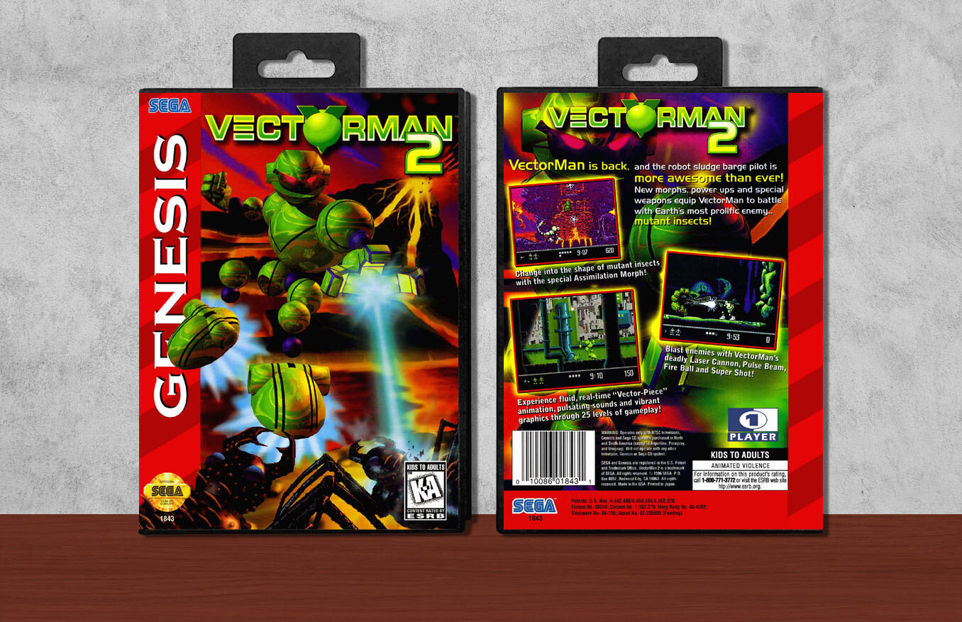 Vectorman 2, Case Color: Black