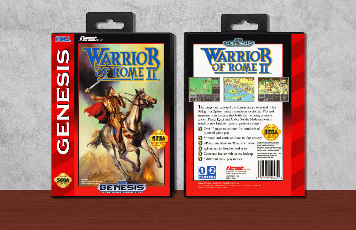 Warrior of Rome 2: Ambition of Caesar II, Case Color: Black
