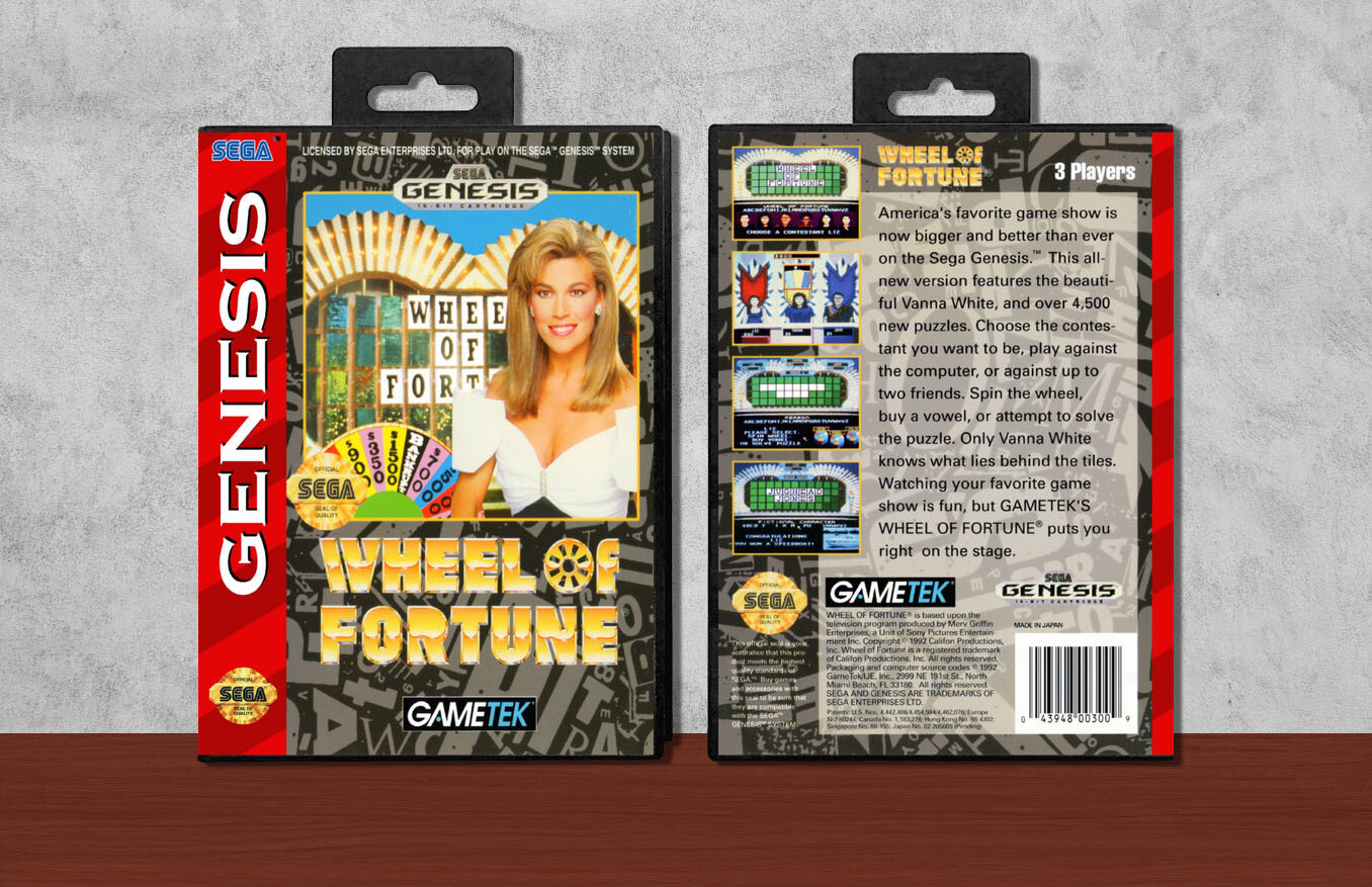 Wheel of Fortune, Case Color: Black