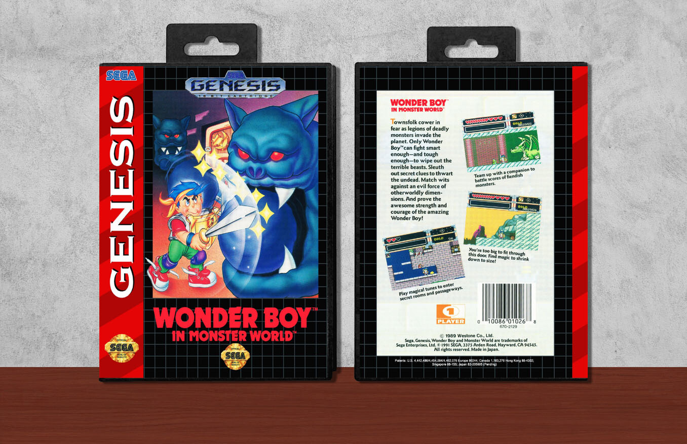 Wonder Boy in Monster World, Case Color: Black