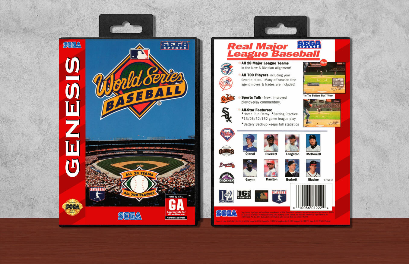World Series Baseball, Case Color: Black