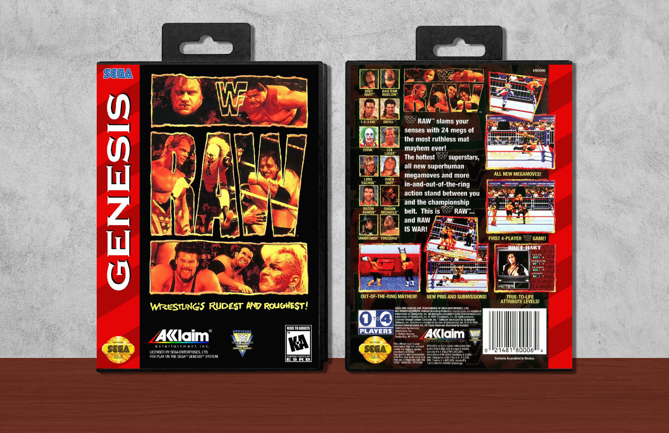 WWF Raw, Case Color: Black