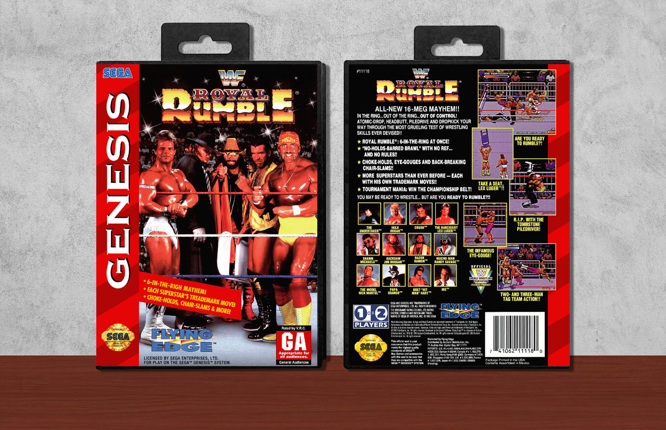 WWF Royal Rumble, Case Color: Black