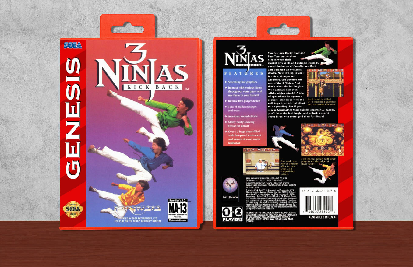3 Ninjas Kick Back, Case Color: Red