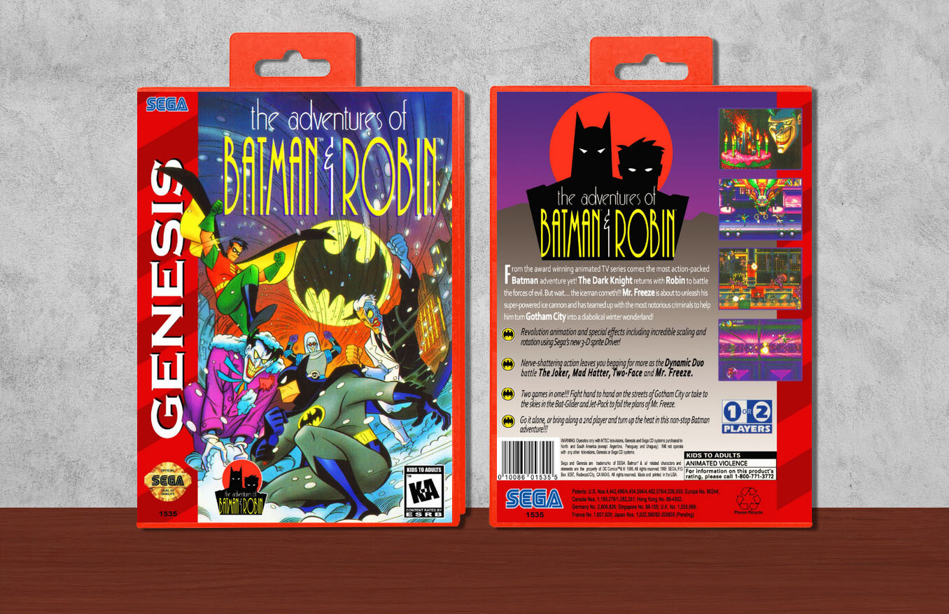 Adventures of Batman &amp; Robin, The, Case Color: Red