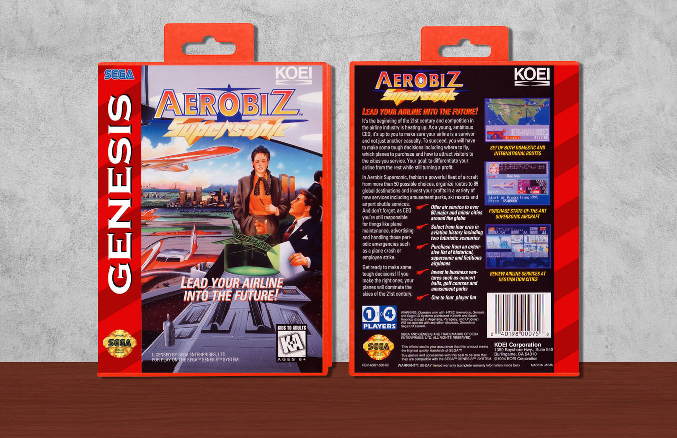 Aerobiz Supersonic, Case Color: Red