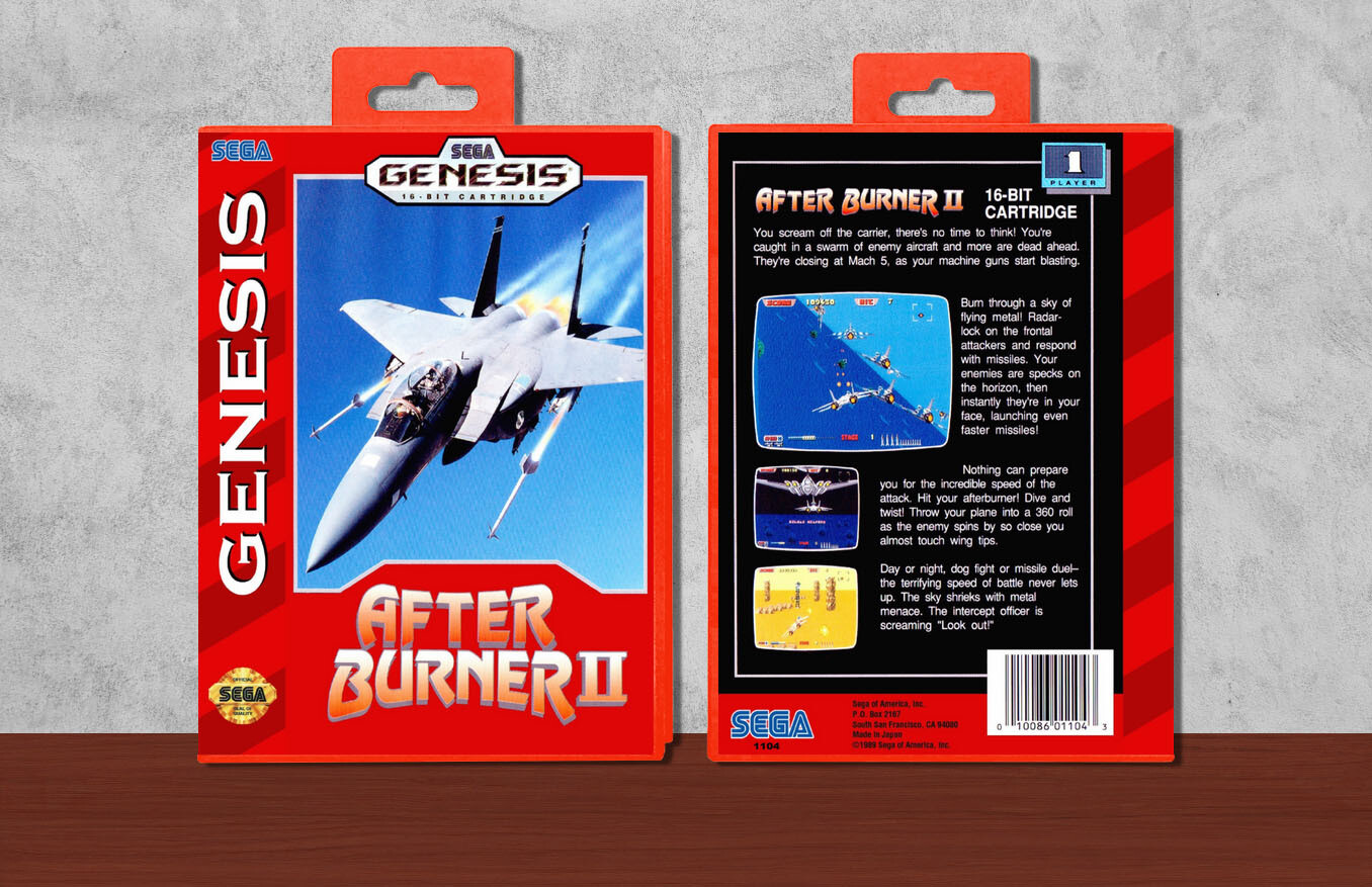 After Burner II, Case Color: Red