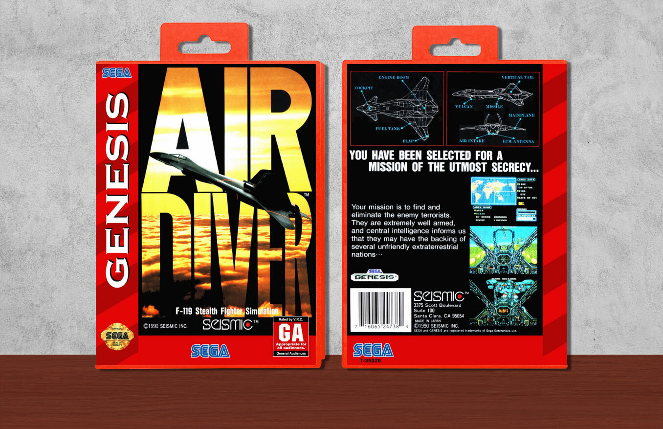 Air Diver, Case Color: Red