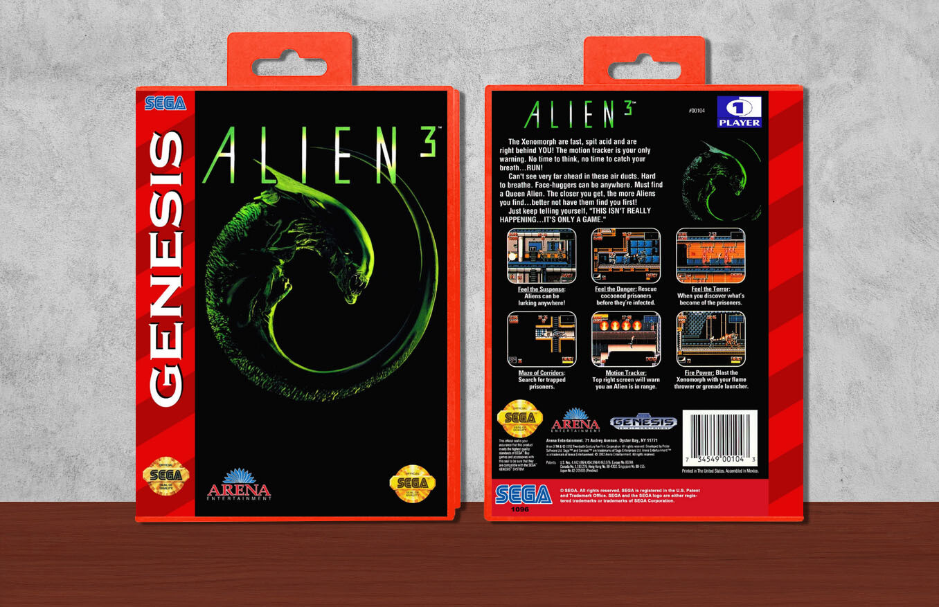 Alien 3, Case Color: Red