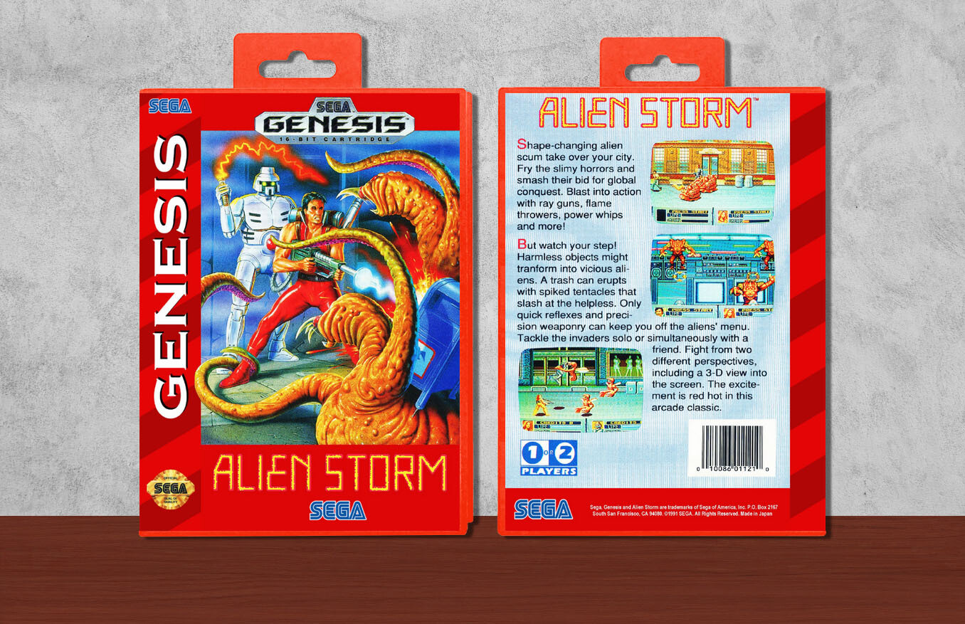 Alien Storm, Case Color: Red