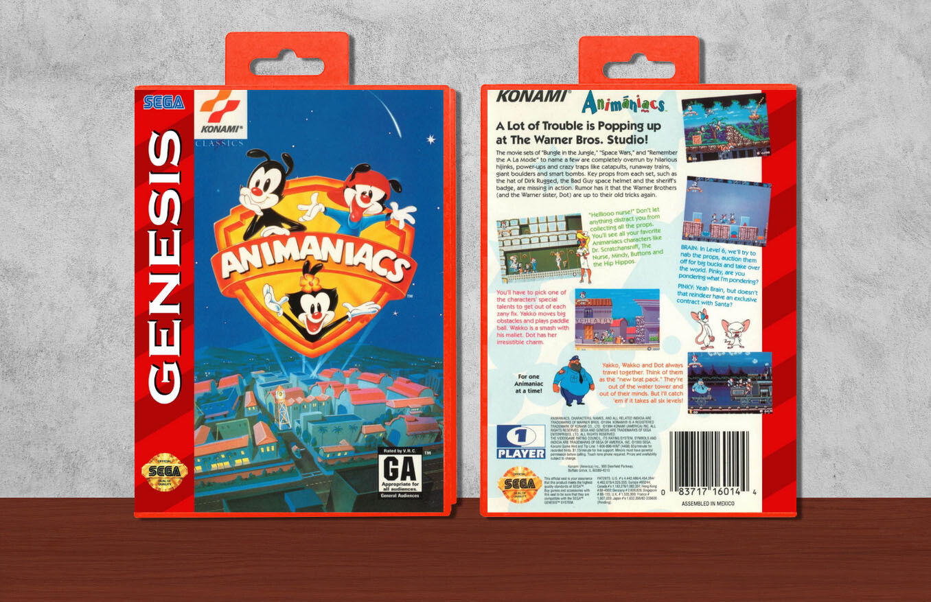 Animaniacs, Case Color: Red