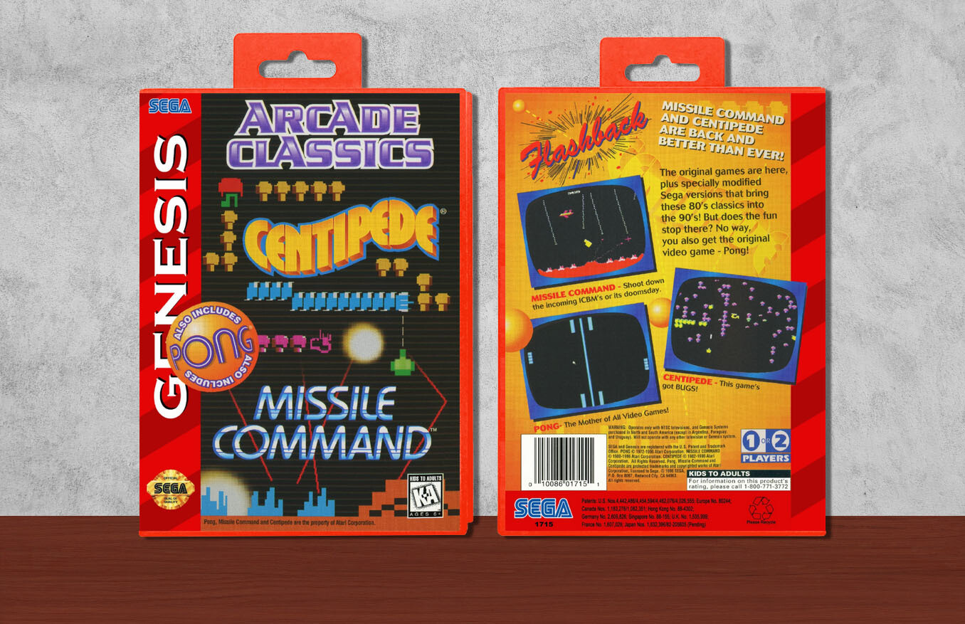 Arcade Classics, Case Color: Red