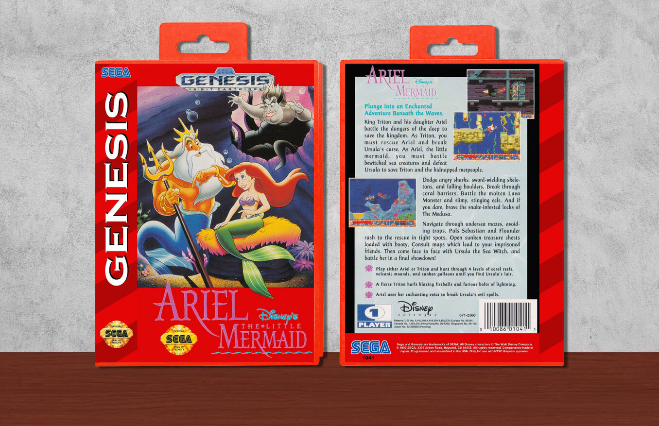 Ariel the Little Mermaid, Case Color: Red