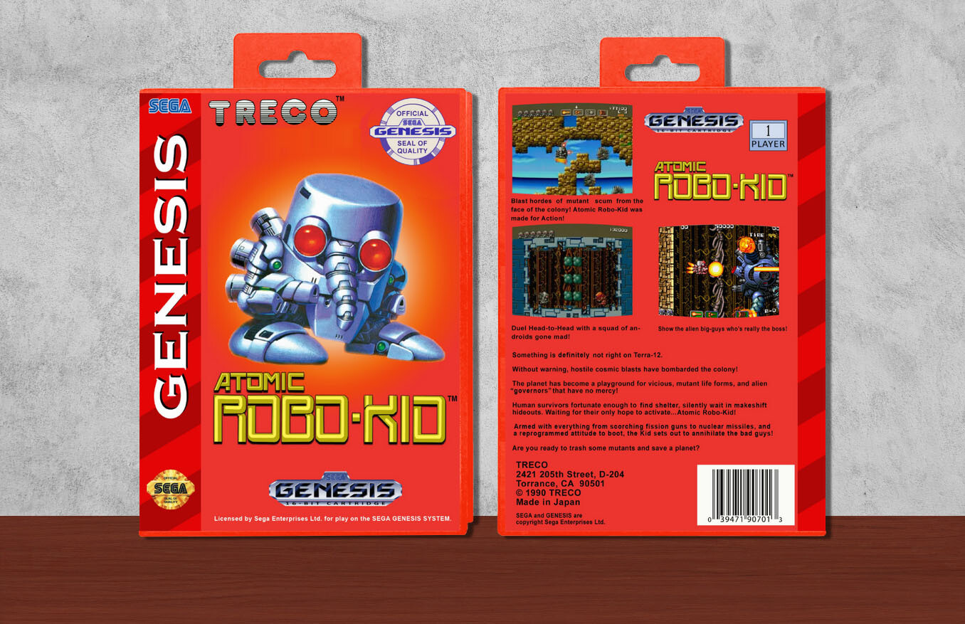 Atomic Robo-Kid, Case Color: Red