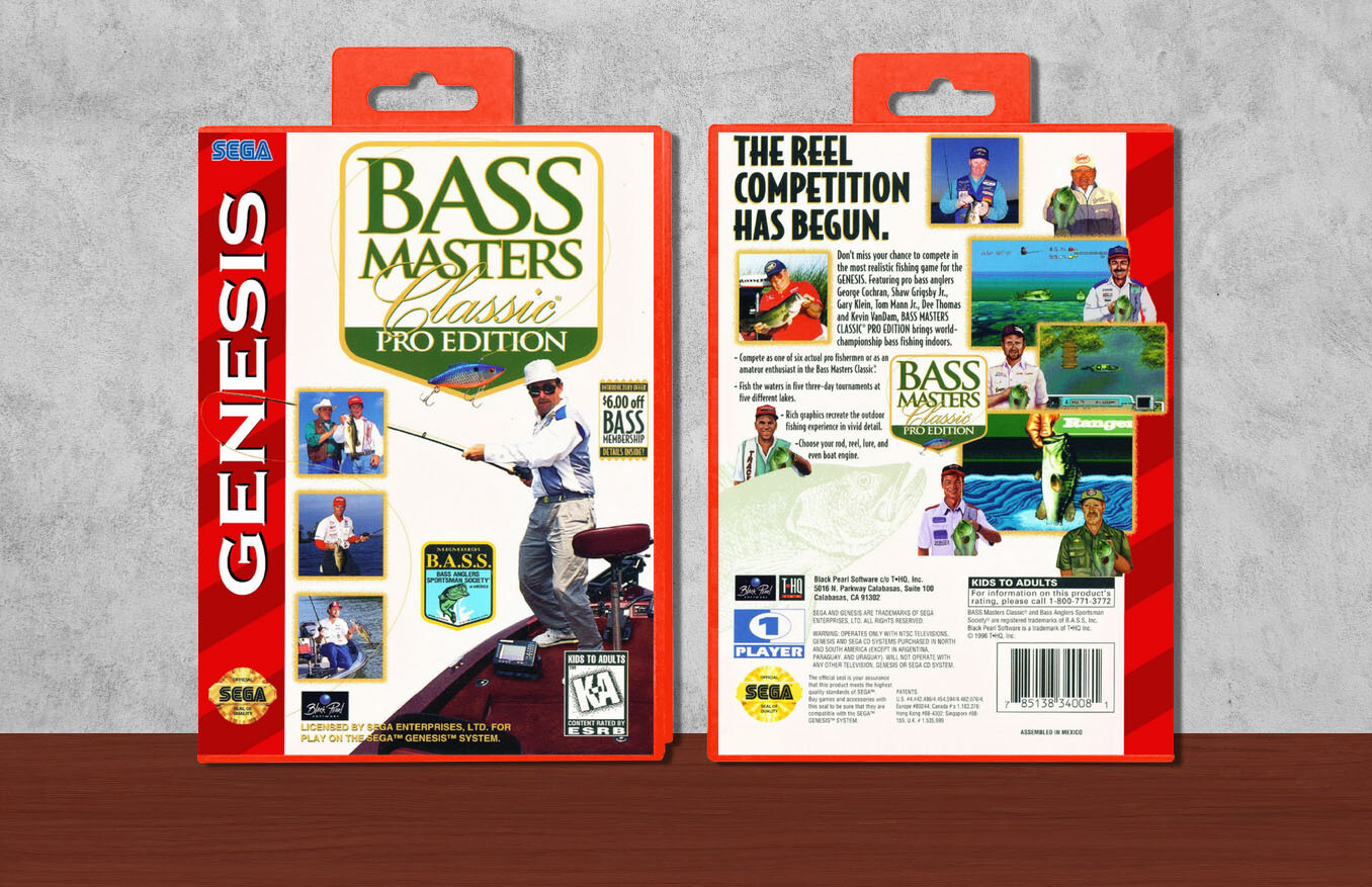 Bass Masters Classic: Pro Edition, Case Color: Red