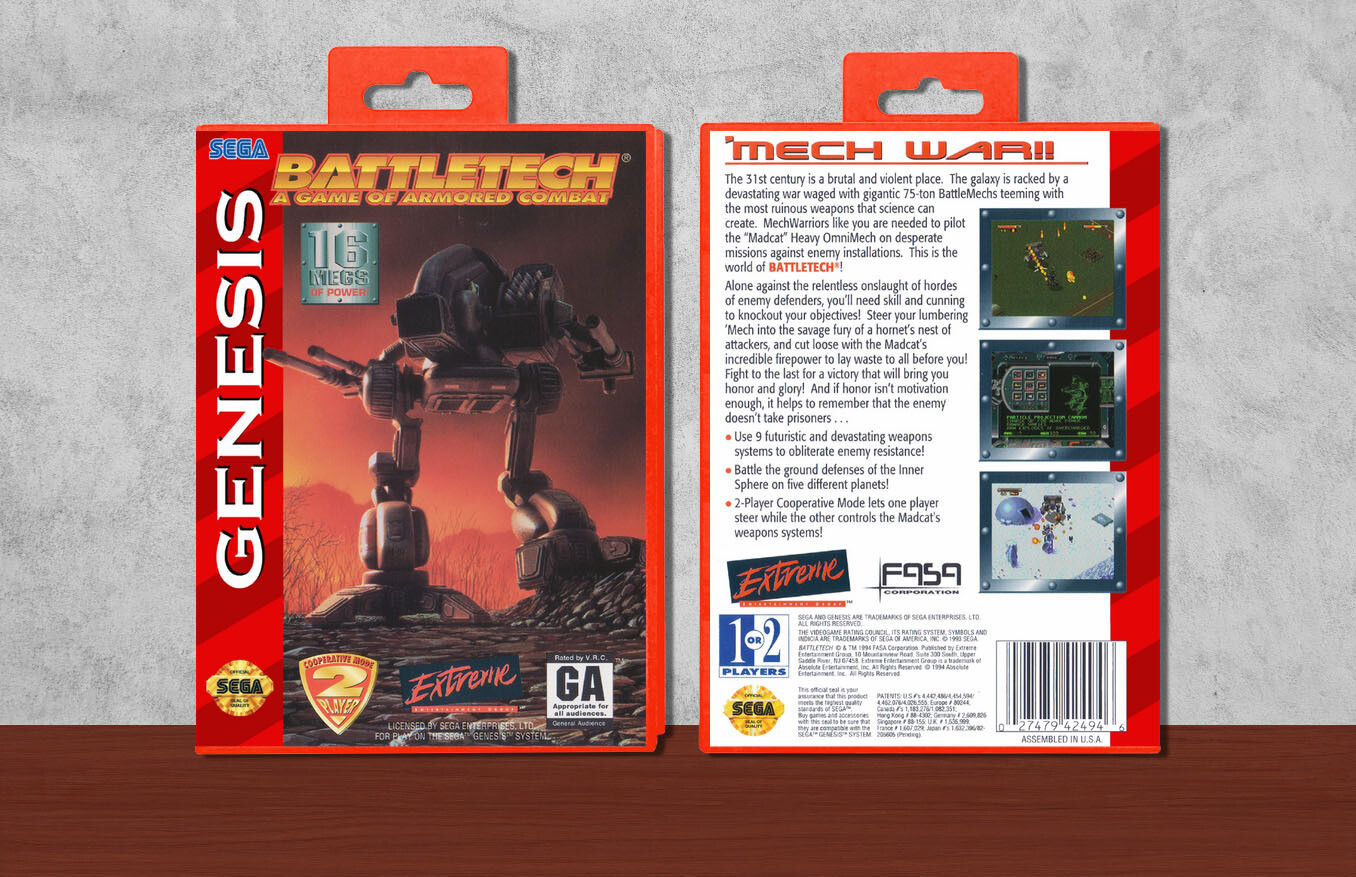 Battletech A Game of Armored Combat, Case Color: Red