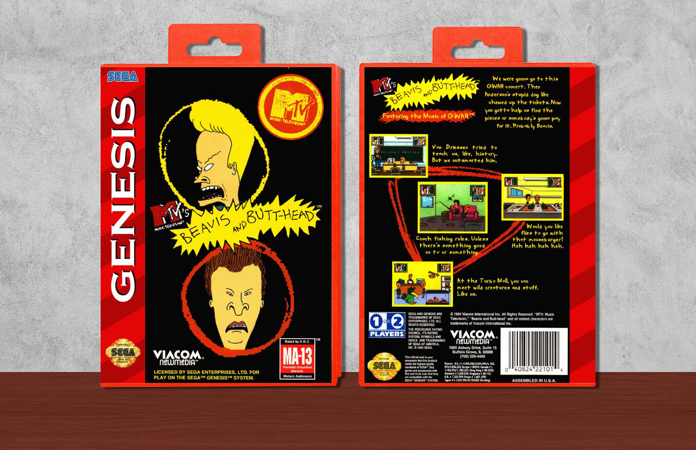 Beavis and Butt-head, Case Color: Red