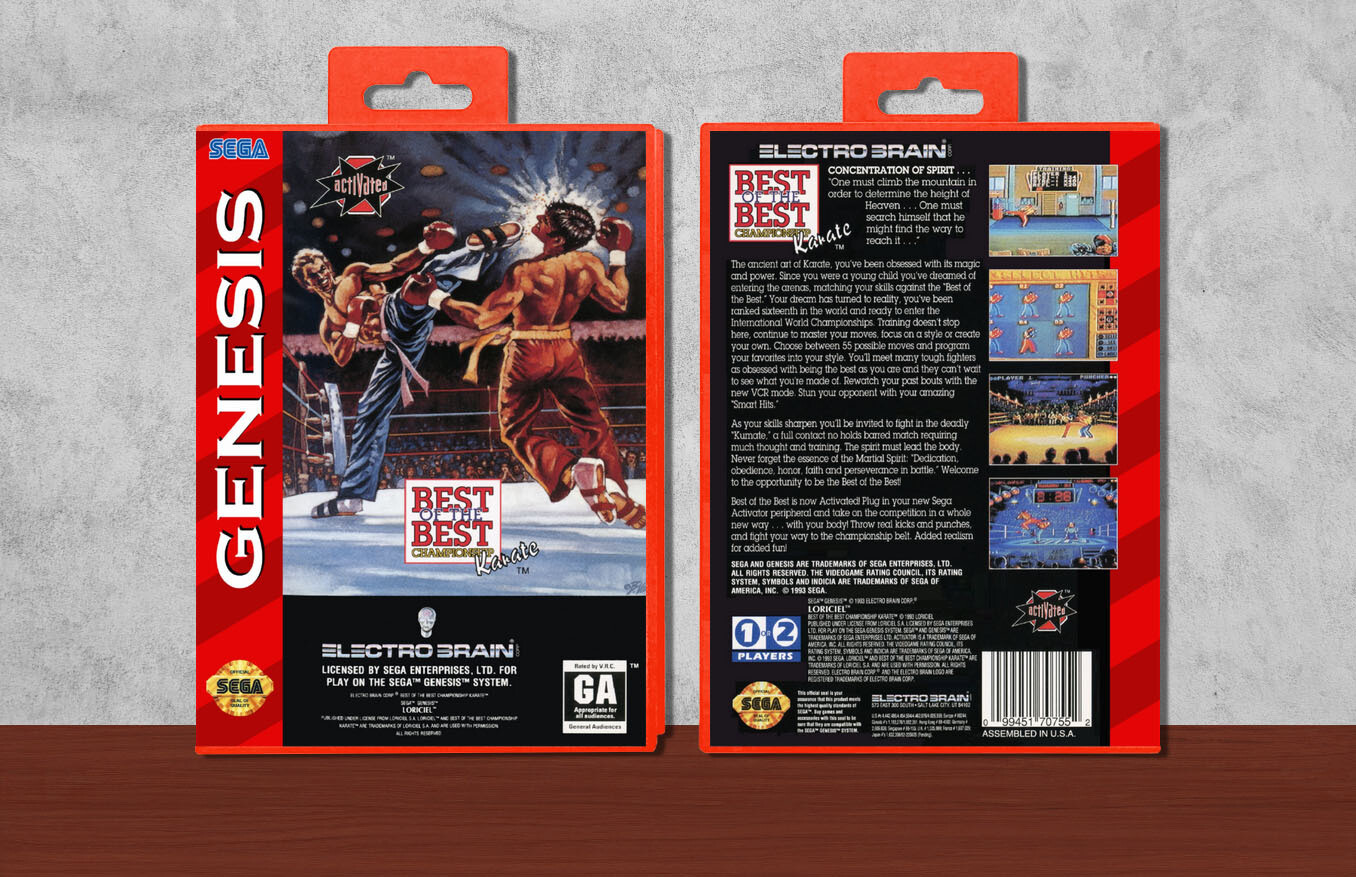 Best of the Best: Championship Karate, Case Color: Red