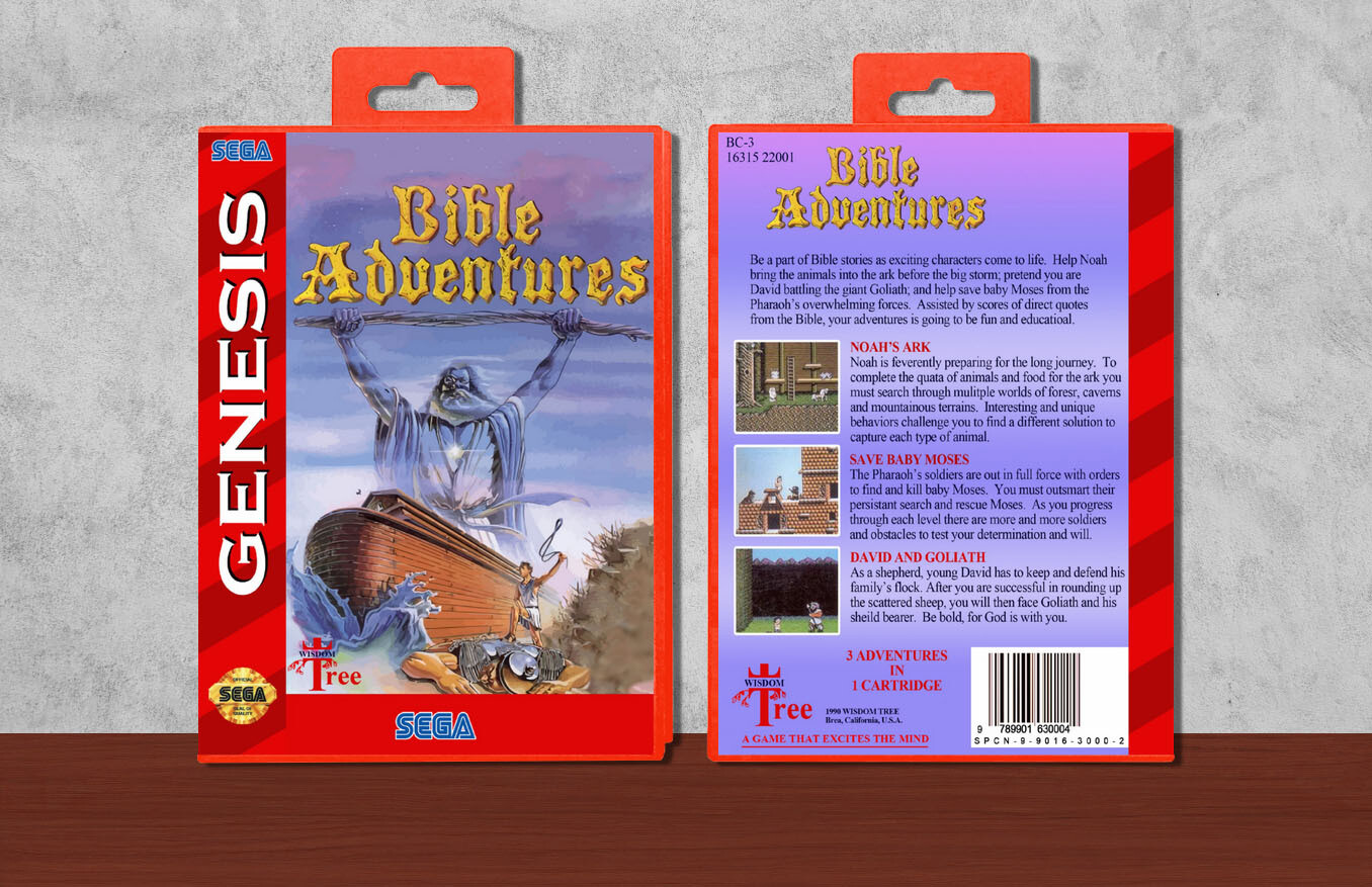 Bible Adventures, Case Color: Red