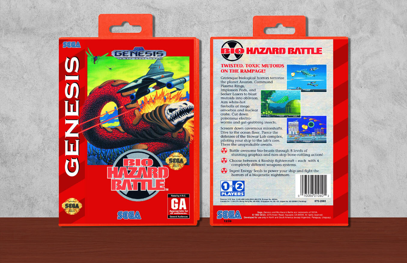 Bio-Hazard Battle, Case Color: Red