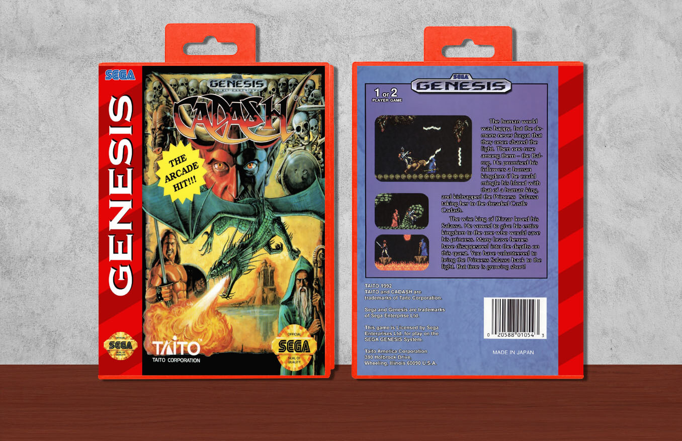 Cadash, Case Color: Red