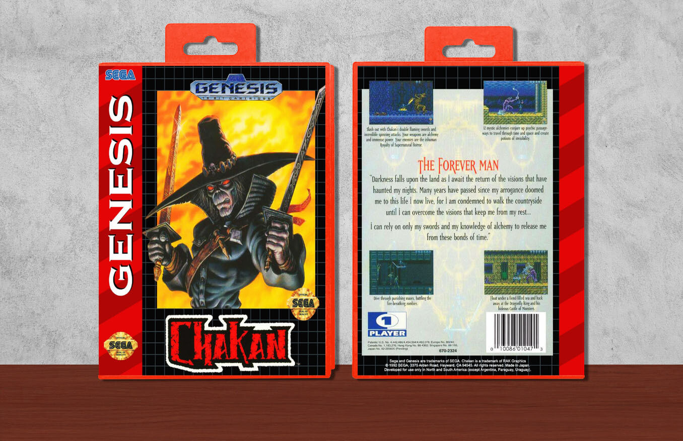 Chakan: The Forever Man, Case Color: Red