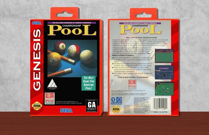 Championship Pool, Case Color: Red