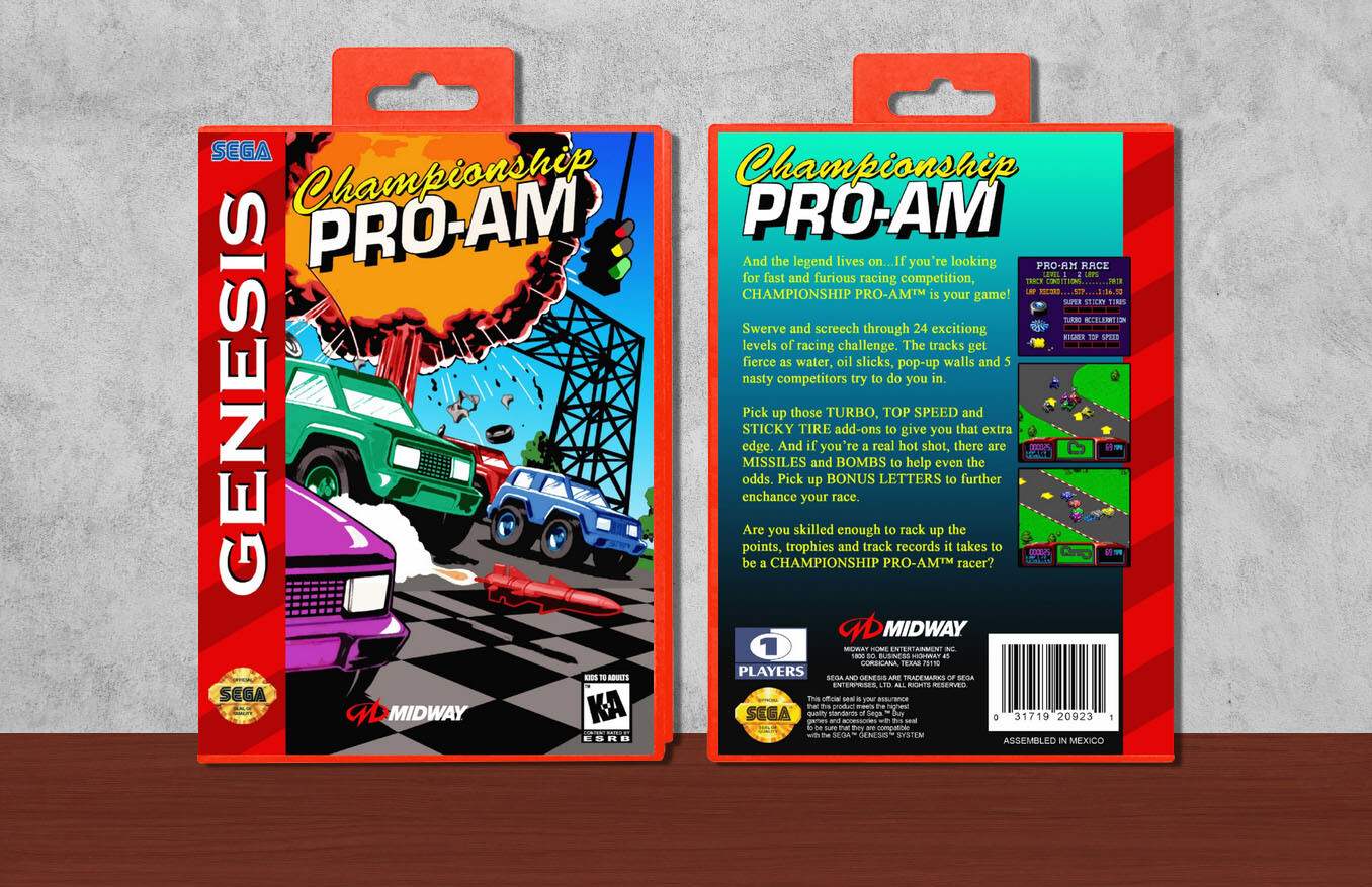 Championship Pro-Am (Midway), Case Color: Red