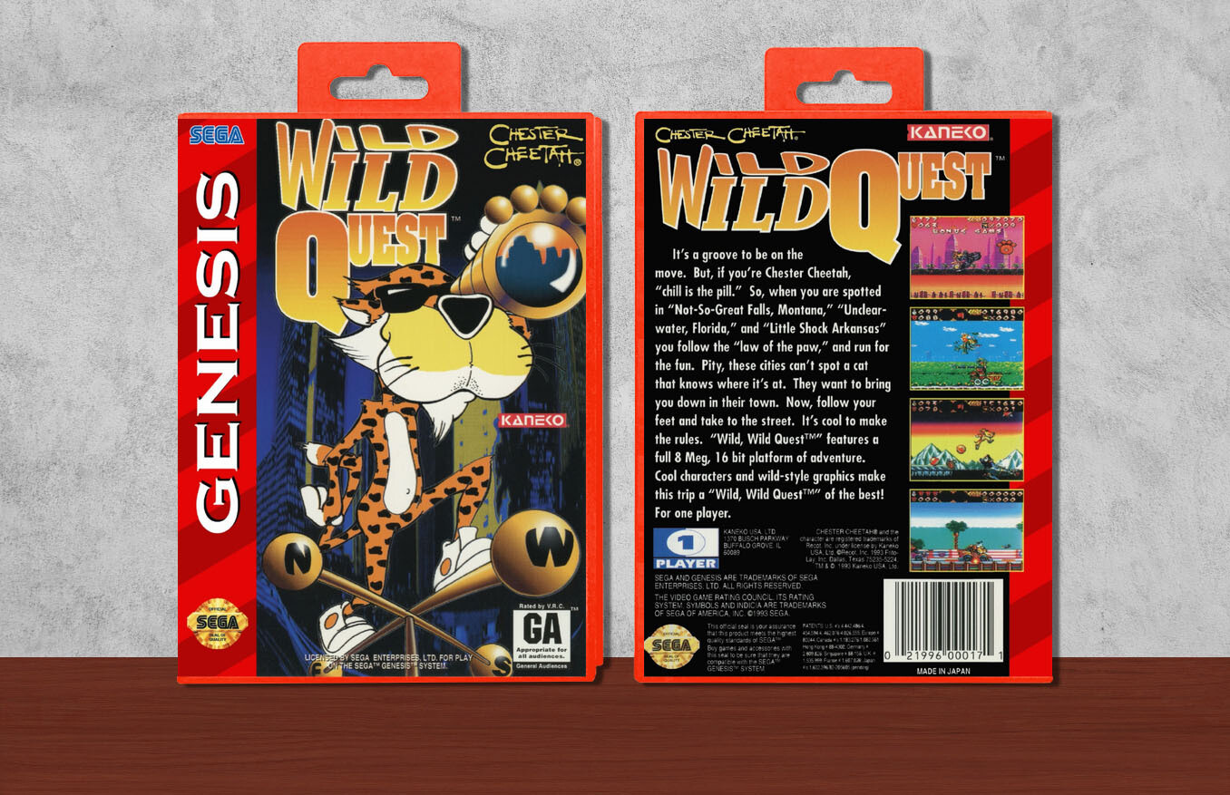Chester Cheetah: Wild Wild Quest, Case Color: Red