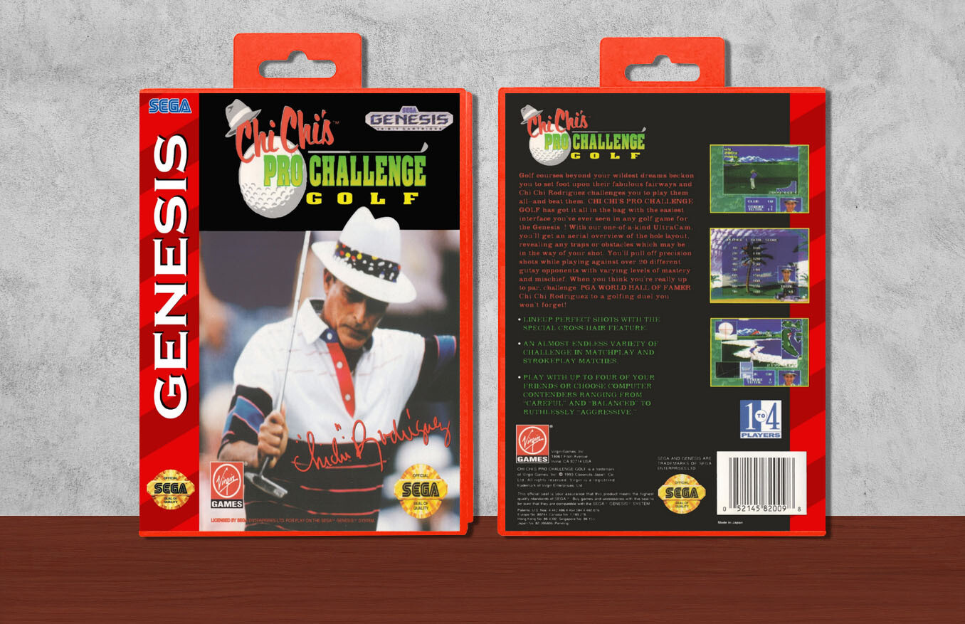 Chi Chi&#39;s Pro Challenge Golf, Case Color: Red