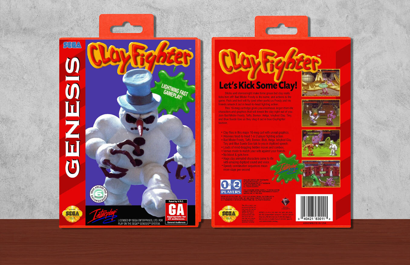 ClayFighter, Case Color: Red