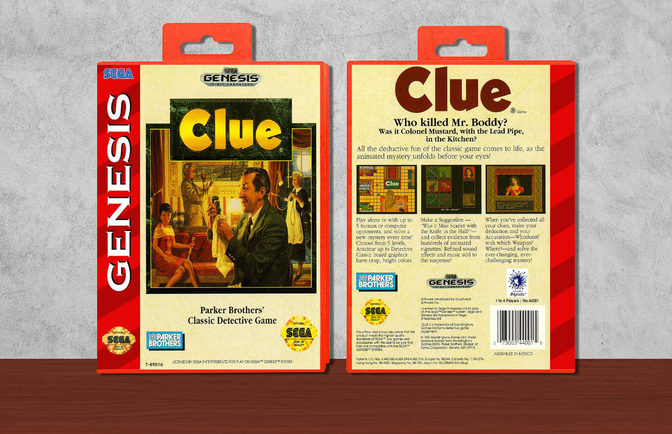 Clue, Case Color: Red