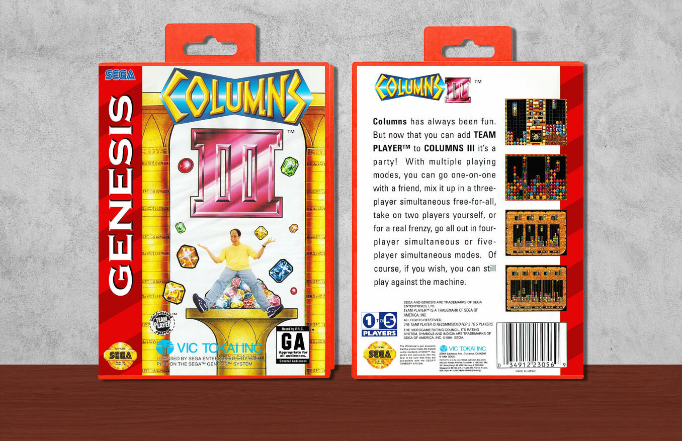 Columns III, Case Color: Red