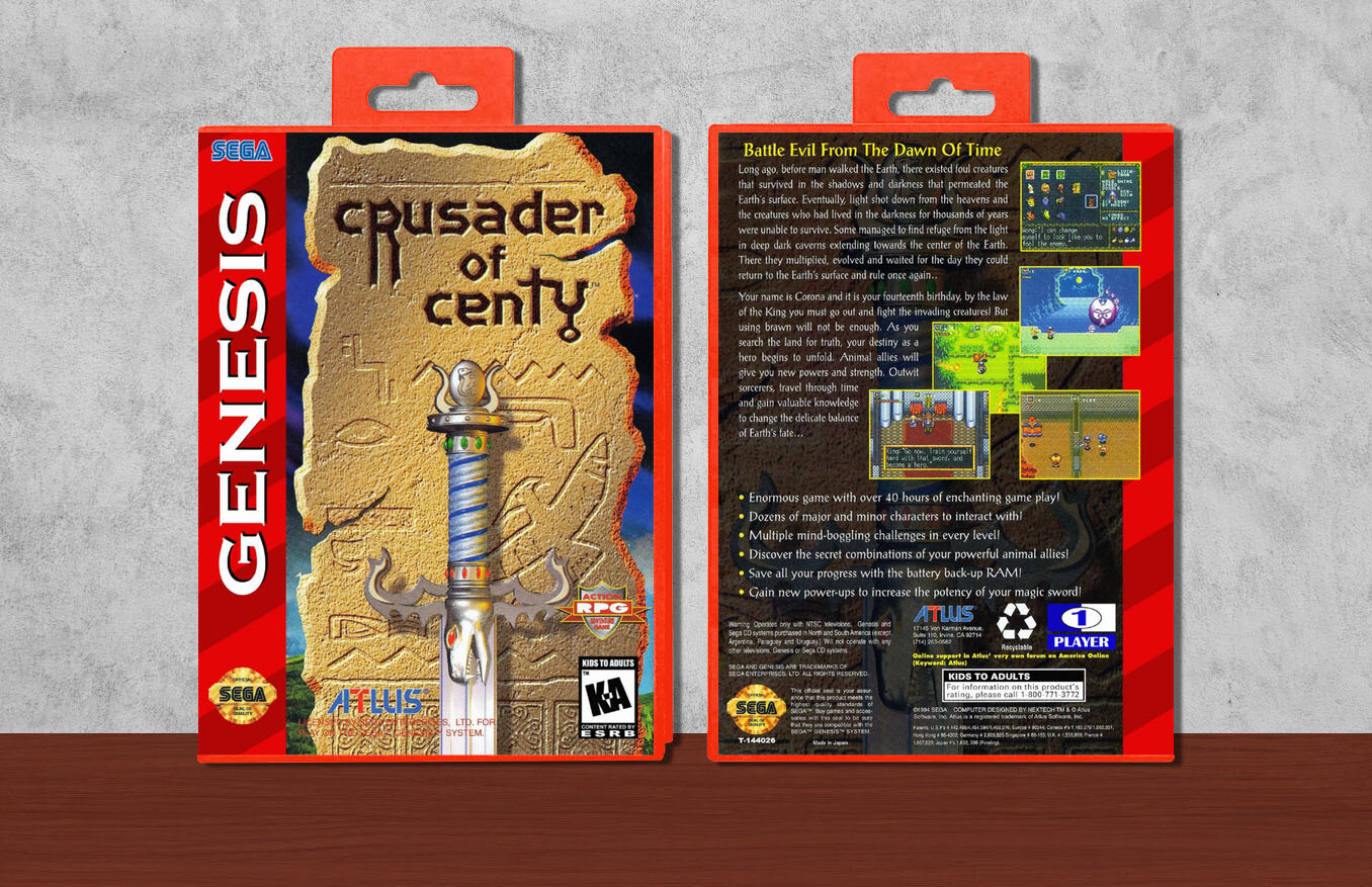 Crusader of Centy, Case Color: Red