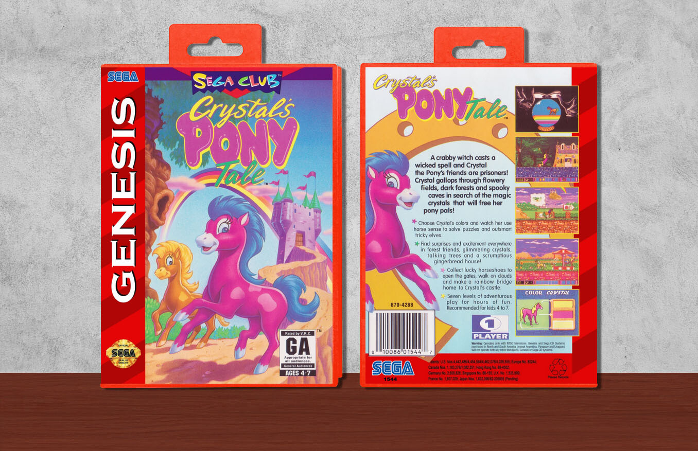 Crystal&#39;s Pony Tale, Case Color: Red