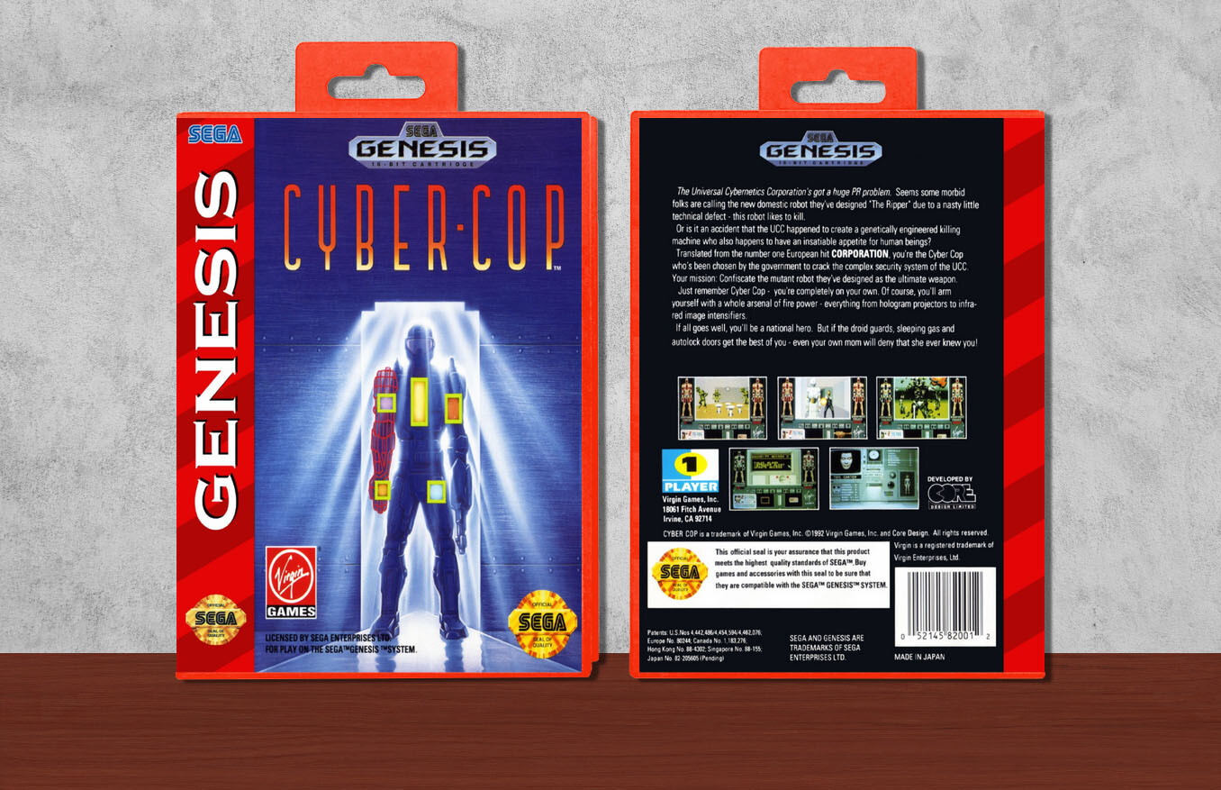 Cyber-Cop, Case Color: Red