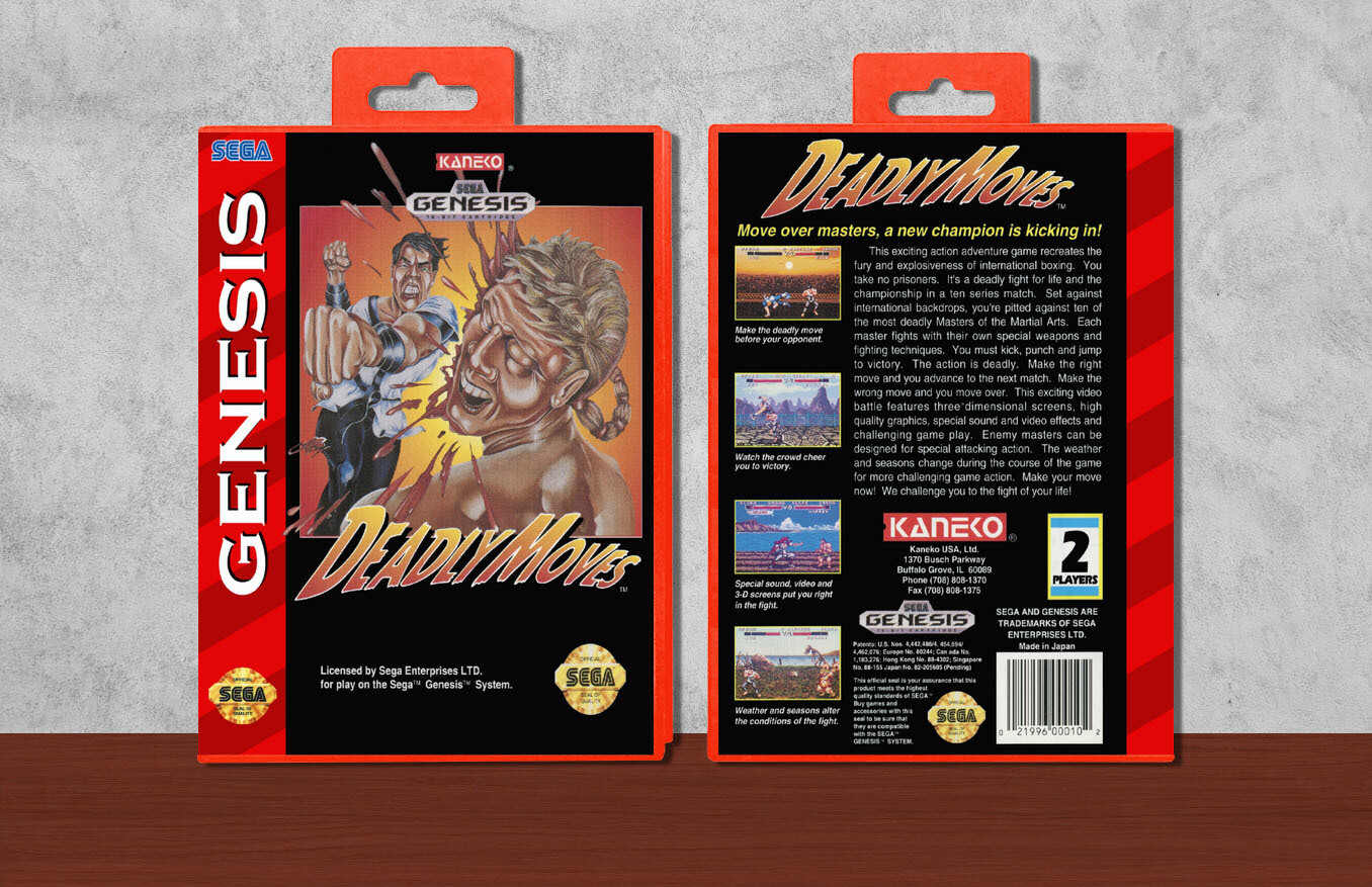 Deadly Moves, Case Color: Red