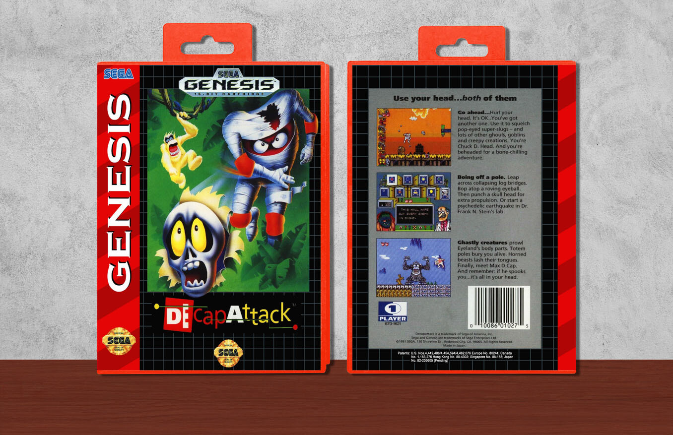 Decap Attack, Case Color: Red