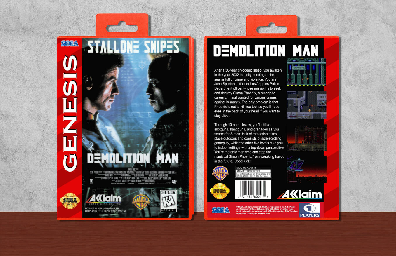 Demolition Man, Case Color: Red