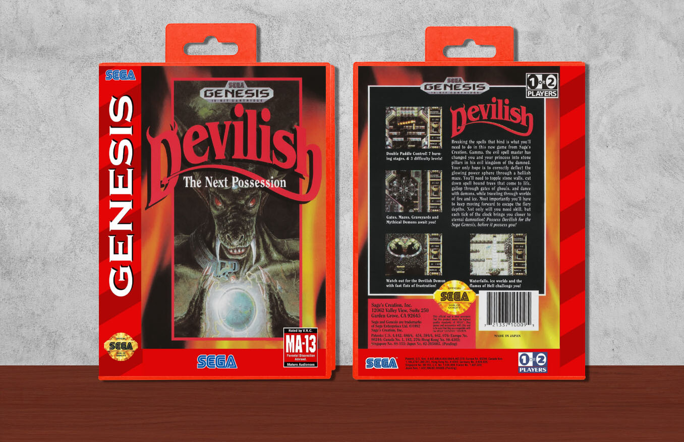Devilish: The Next Possession, Case Color: Red