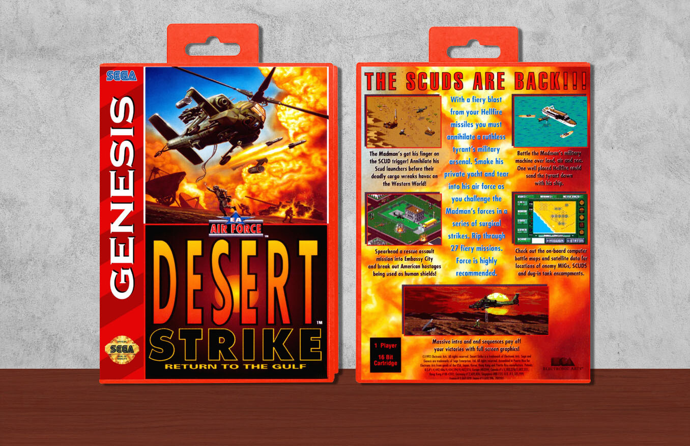 Desert Strike: Return to the Gulf, Case Color: Red