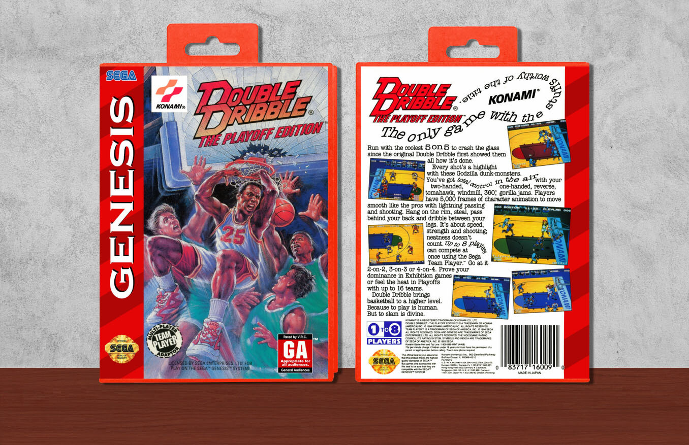 Double Dribble: The Playoff Edition, Case Color: Red