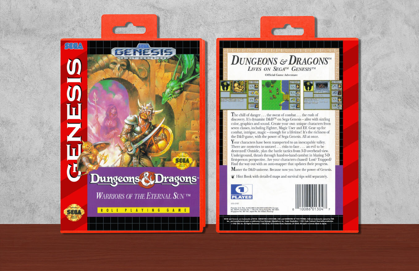 Dungeons & Dragons: Warriors of the Eternal Sun Dungeons & Dragons: Warriors of the Eternal Sun, Case Color: Red