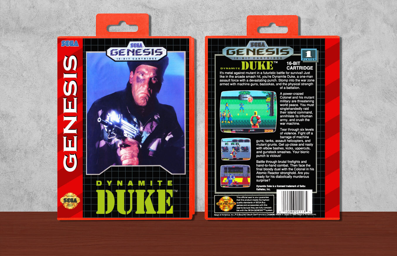 Dynamite Duke, Case Color: Red