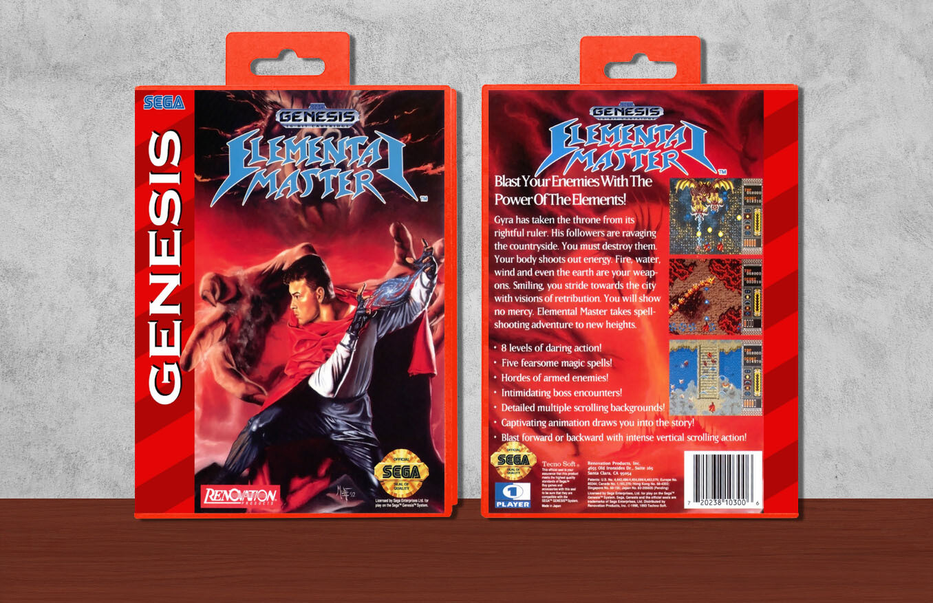 Elemental Master, Case Color: Red